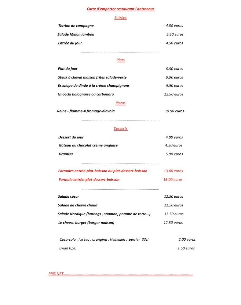 L'antre Nous - Menu Image 2